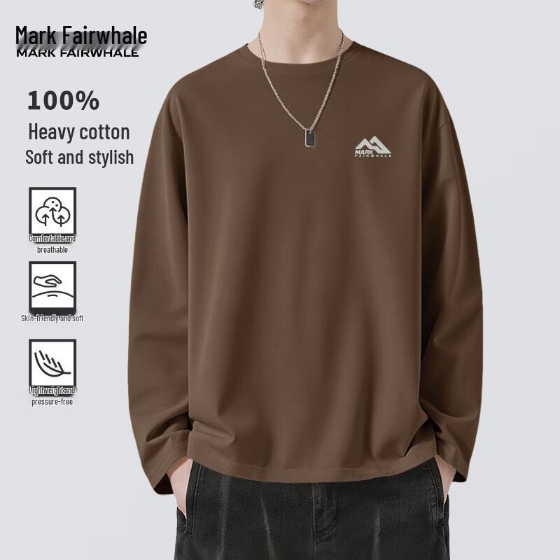 Mark Fairwhale Men's Heavyweight Cotton Long-Sleeve T-Shirt