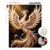 3D Pearl Painting Kit Phoenix Design Frameless DIY Bead Art Canvas Leisure Handmade Craft for Bedroom Wall Decor