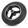 10 Inch Rubber Inflatable Electric Scooter Tire Aluminium Alloy Front Wheel Hub Symmetric Figure