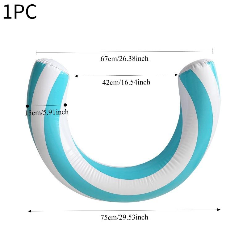 1PC New Inflatable Circular Swimming Ring, Inflatable Curved Swimming Pool Surface, Swimming Pool Floating Row