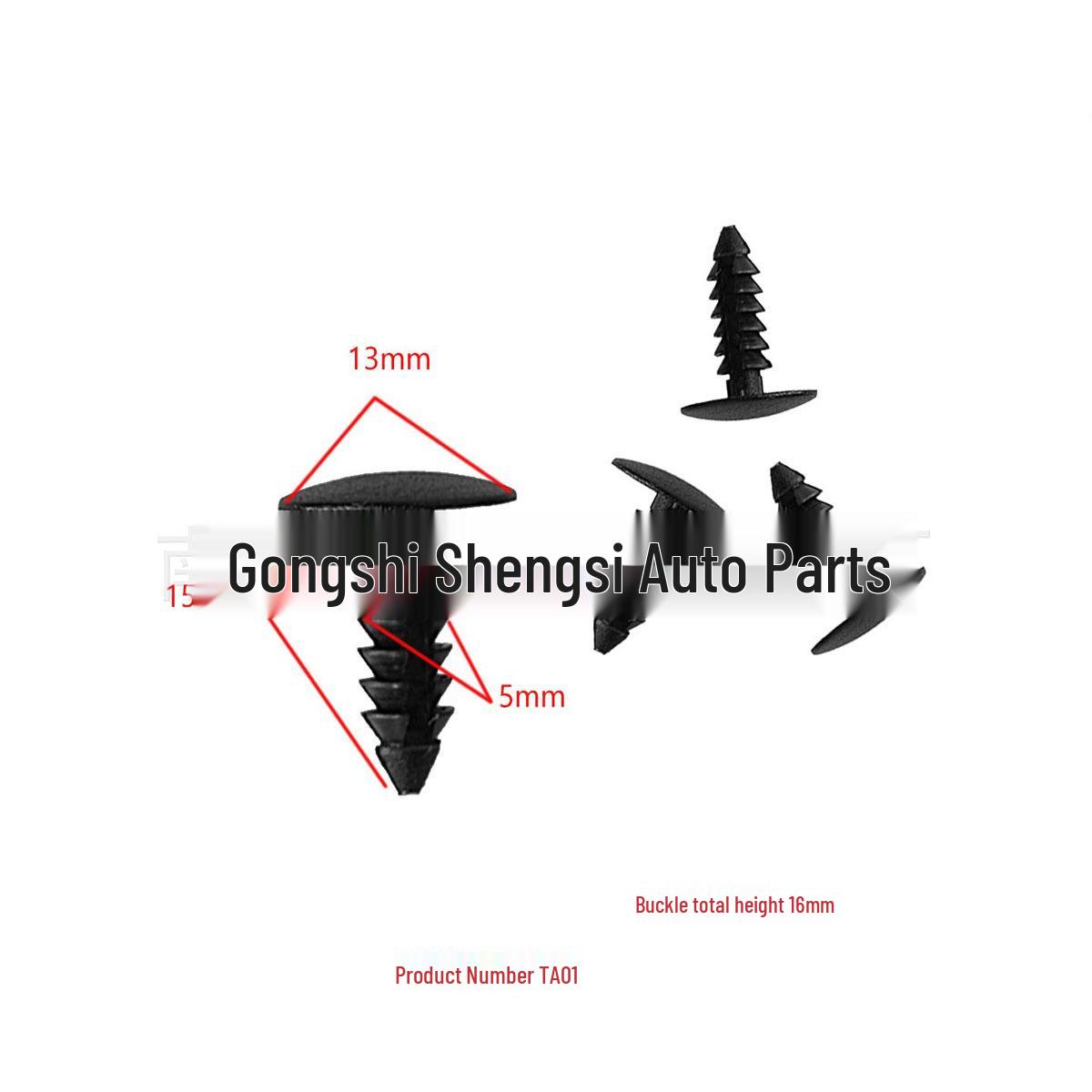 

Universal Car Roof Trim Panel Insulation Clip Kit 10000 Pieces