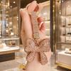 Luxury Full Diamond Bow Keychain: Crystal-Inlaid Car Key & Bag Pendant