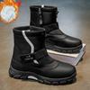 Fleece Thickened Cotton Shoes British Style Warm Men's Shoes Fashion Trend Outdoor Snow Boots