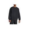 Adidas Field Issue Essentials Crew Sweatshirt Black Men Streetwear IW3489