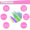 100PCS/Flasche Wimpern Verlängerung Reinigung Tupfer Lash Lift Kleber Entferner Applikatoren Microblade Make-Up Micro Pinsel Werkzeug
