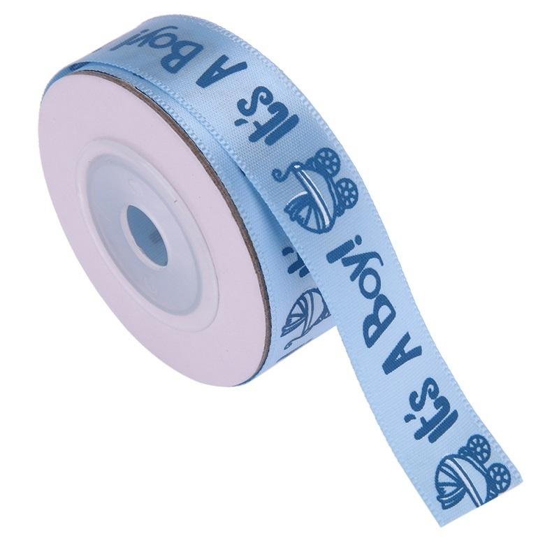 

10 ярдов/рулон Атласные ленты «ЭТО МАЛЬЧИК/ДЕВОЧКА» Сувениры Лента для детей Товары для вечеринок на день рождения для младенцев Украшения для детского душа синий