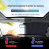 Auto Retractable Folding Car Sun Shade with Suction Cups & Heat Insulation for Windows & Windshield