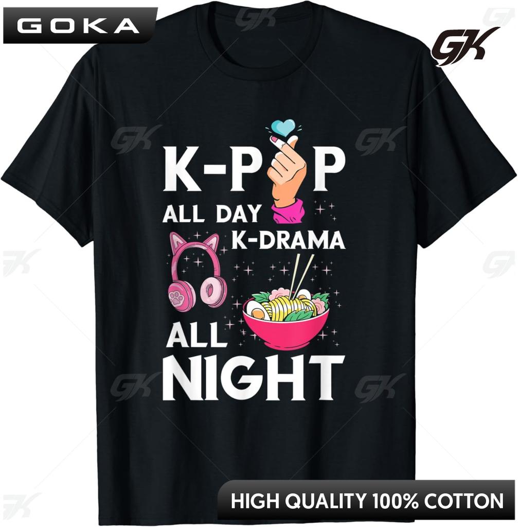 Funny Graphic Shirt Just One More Episode I Promise Korean Drama K-Pop K-Drama Cotton Simple Women's T-Shirt All-match