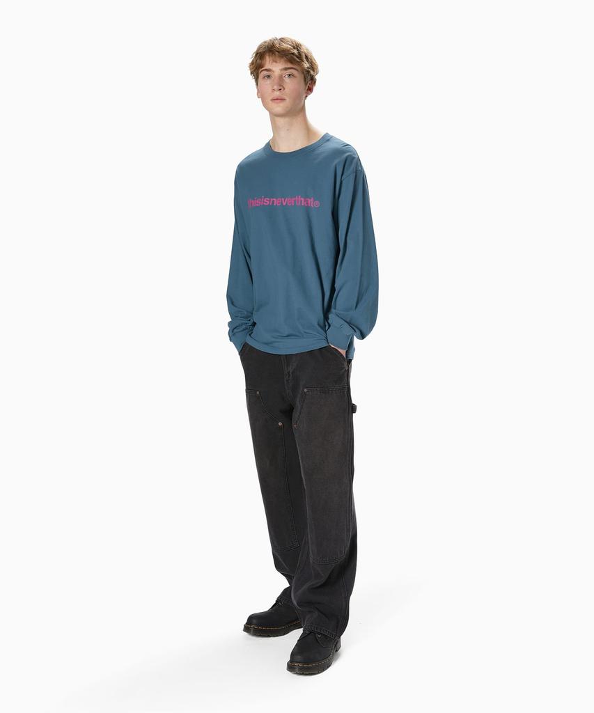 THISISNEVERTHAT T-Logo L/S Tee Light Navy