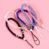 Factory Price Wrist Phone Hand Strap Sling Lanyard Pearl Hanging Portable Mobile Phone Case Rope Card Pack Rope