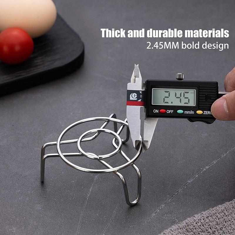 Ultra Mini Steaming Rack Small Stainless Steel Height And Height Small Leg Rack Health Pot Thermos Cup Small Pot Rack 3size