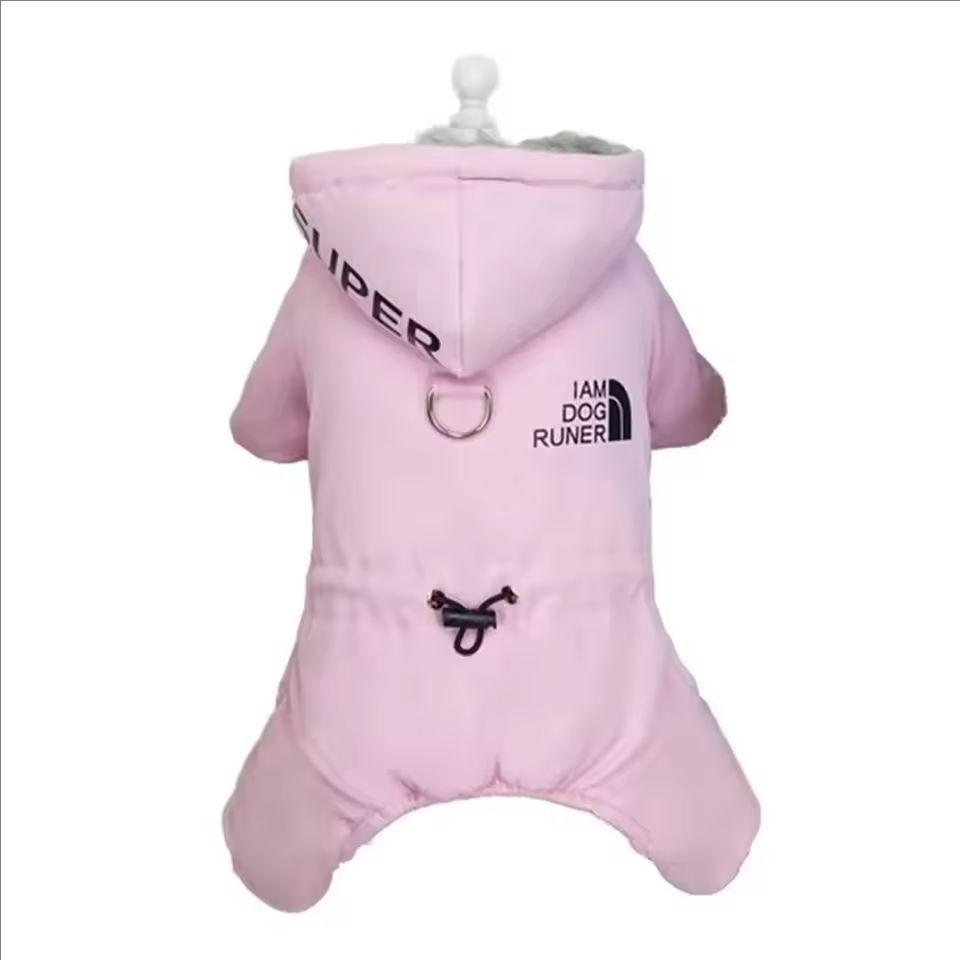 Thicken Warm Dog Jumpsuit Winter Pet Dogs Clothes for Chihuahua Coat Waterproof Hoodie Puppy Overalls Poodle Jacket Pet Apparel
