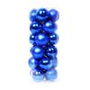 Decorative Christmas Tree Pendants 24pcs/box Glitter Powder Ball Pendant Ornament Christmas Baubles Balls Ornaments Gift