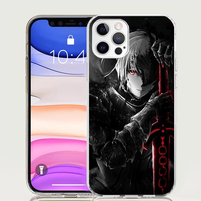 Fate Zero Stay Night Saber Phone Case For iPhone 17 Air 16 15 Plus 11 14 Pro Max 13 Mini 12 7 8 + SE Pattern Art Customized Cove