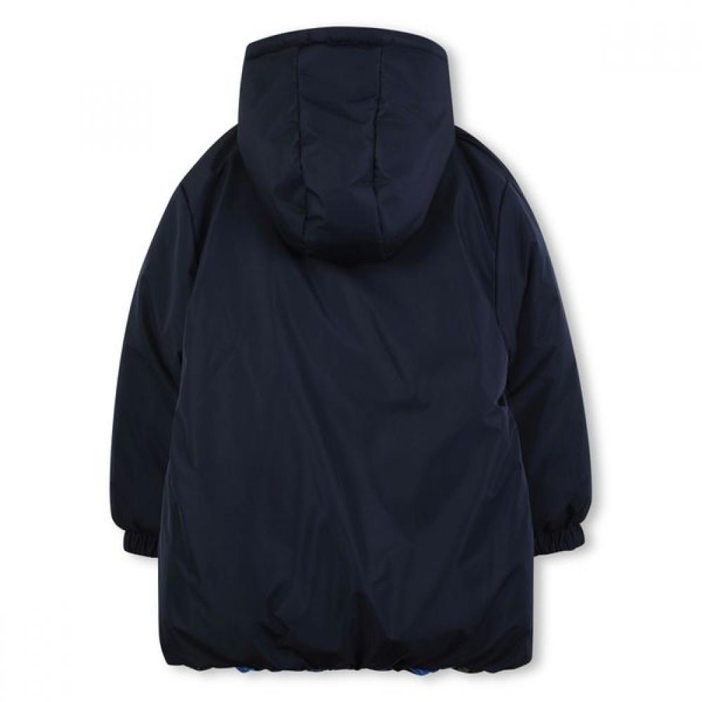 Kenzo Kids Flower Reversible Long Padding Jacket Z256afd411