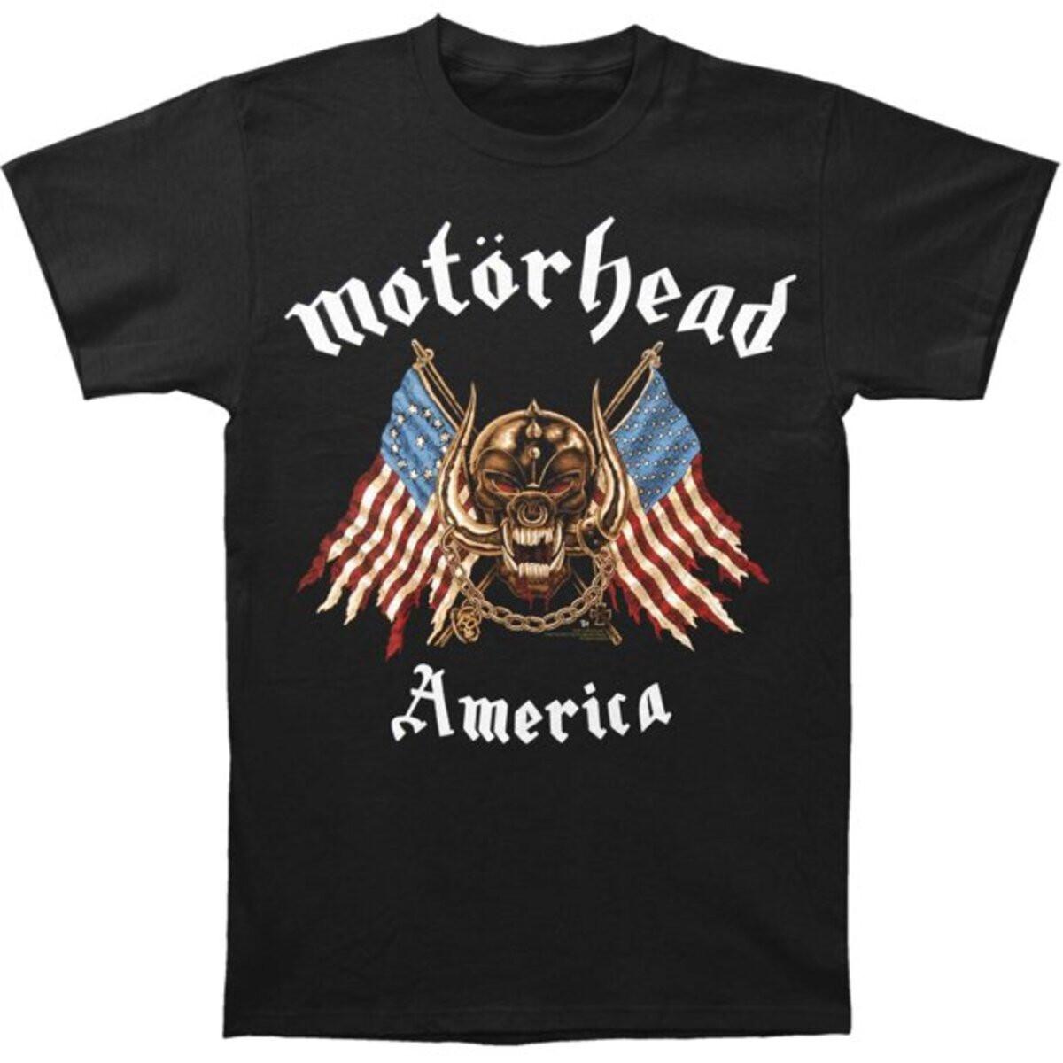 MOTORHEAD cd lgo Iron Fist AMERICA / AMERICAN WAR PIG Official SHIRT SMALL new XXXL