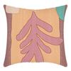 New Artistic Abstract Cartoon Ventilated Plant Print Pillowcase Home Sofa Cushion Pillowcase
