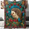 1 Manta de Franela con Estampado de Dibujos Animados, Alta Calidad, Cómoda para Todas las Estaciones, Decoración del Hogar, Calidez y Confort, Perfecta para Regalo de Navidad o Cumpleaños