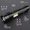 Rechargeable Flashlights High Lumens 2 Packs, 990000 Lumens Super Bright LED Flashlight with 7 Modes & Waterproof, Powerful Flash Light for Home