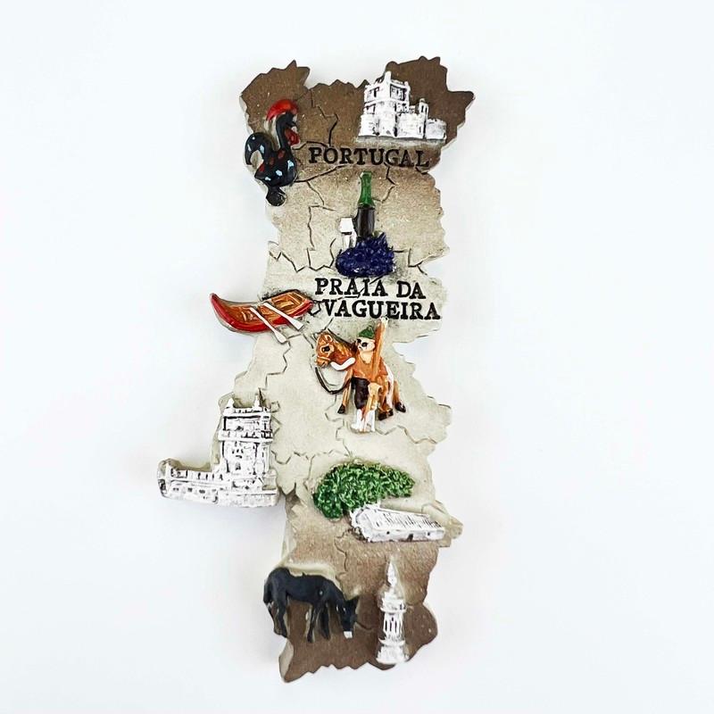 Portugal Tourism Souvenirs Fridge Magets Lisbon Madeira Islands Travelling Fridge Stickers Home Decor Wedding Gifts