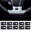 M Emblem Car Styling Epoxy Decoration Stickers For BMW M Performance X1 X3 X4 X5 E87 F20 E36 E46 E90 E39 F10 F16 X6 YR53