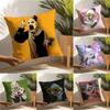 Pillow Case Cotton Linen Fabric Square Zipper Pillowcase Home Decorative Living Room Slasher Film T-Terrifier Horror Movies 2