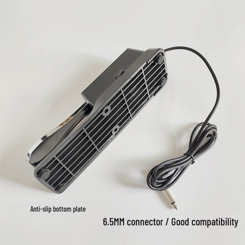 Sustain Pedal for Electric Piano and Keyboard, Metal Accessories