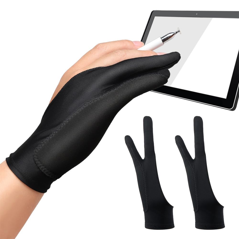 

Чертежный рисунок Предотвращает Предотвращает Рука Супер Удобный Рисование Для ЖК-ручек и Пятен Супер Тройной Для Начинающих в 2 Штуках [UrbanPulse] Перчатки,