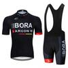 Mens Cycling Jersey Bib Shorts Set Breathable Mesh Bike Outfit Road