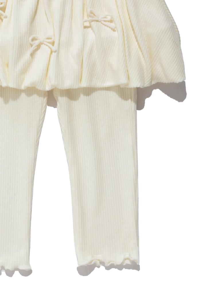 Gelato Pique Baby Whipped Cream Skirt Leggings (PBCP254192 CRM)