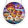 Acrylic Jigsaw Puzzle Suncatcher 83 Pcs DIY Puzzles Craft Kit for Adults Colorful Window Hanging Ornament for Women Men Home Garden Decor