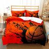 Fantastic Basketball Duvet Cover Set Uk Single Double King US Twin Full Queen King Bed Linen Set Basketball Cartoon Bedding Set
