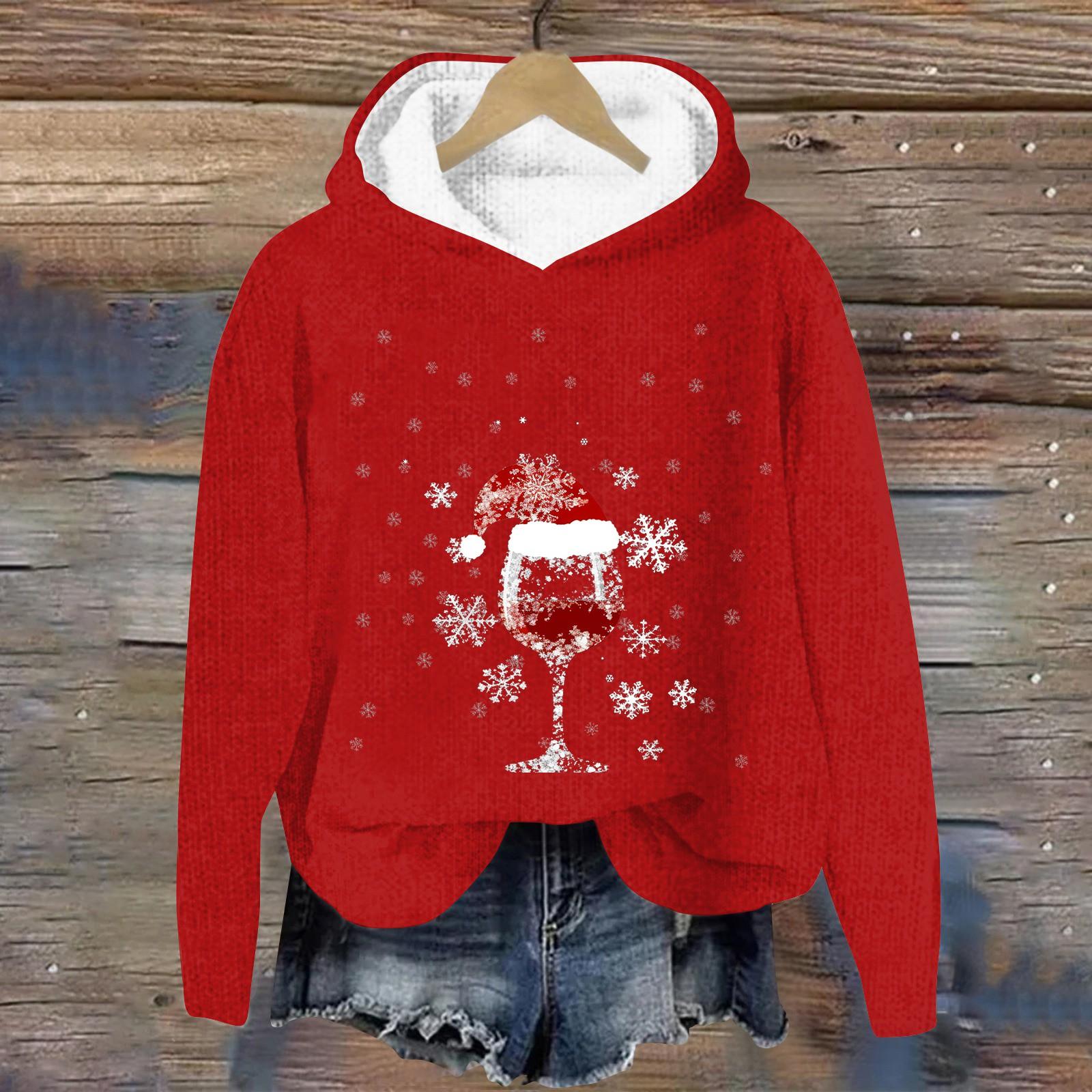 Женский вязаный свитер, симпатичная рубашка, осенний свитер с круглым вырезом, топы, толстовка с капюшоном L