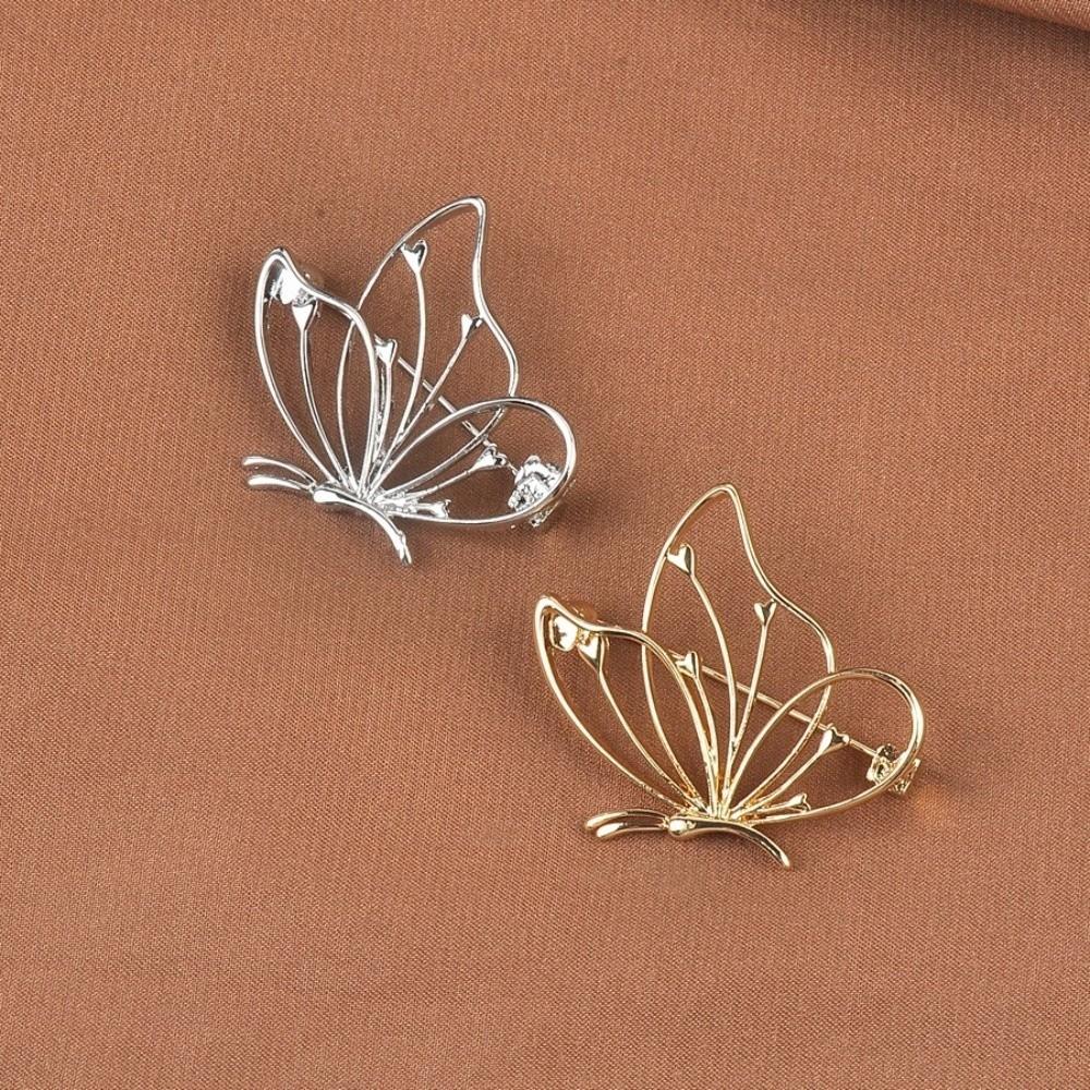 Leichter Luxus Schmetterling Reversnadeln Kleiderzubehör Abzeichen Pin Party-Mitgebsel