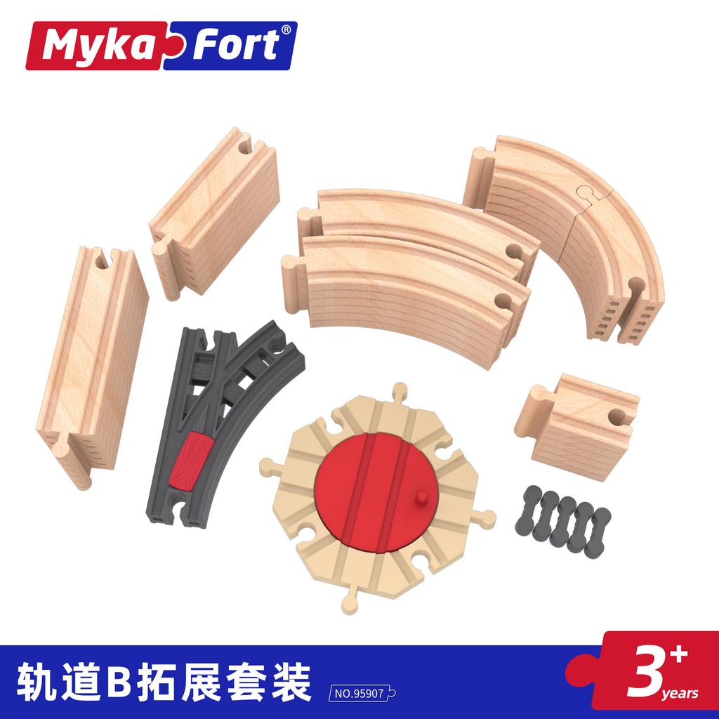 Scene Suit Track Expansion Educational Toy Farm Police Station Magnetic Accessories Car DIY