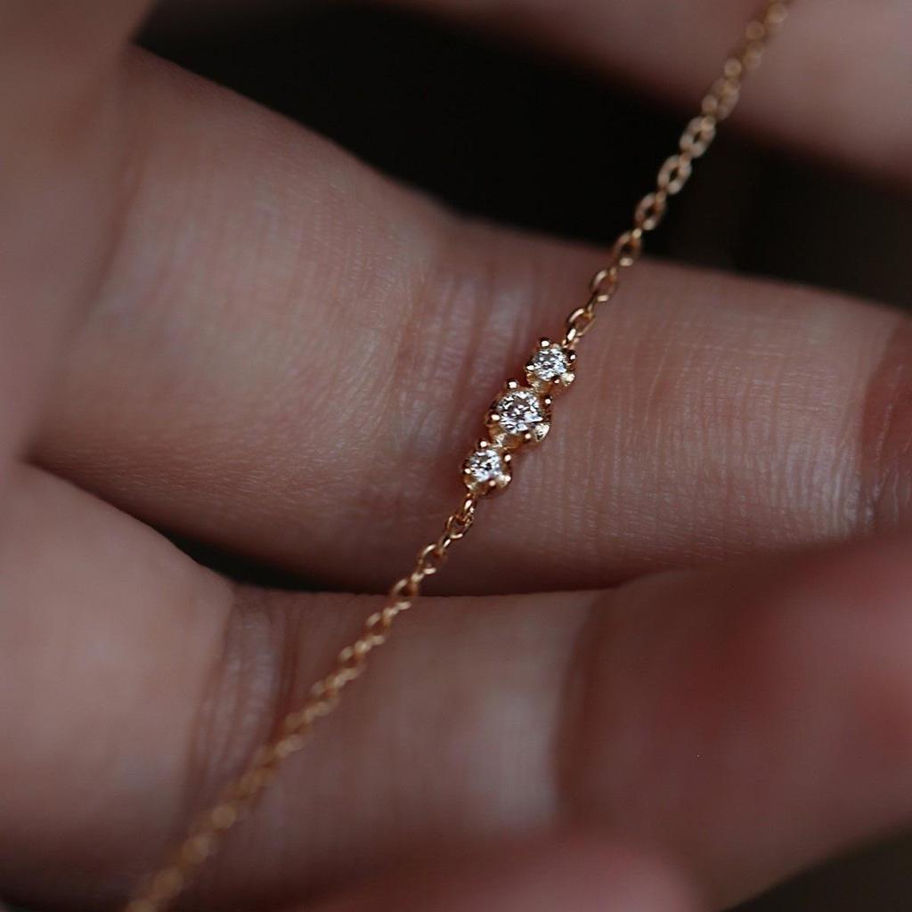 Ultra-Thin Gold-Plated Sterling Silver Bracelet for Women - Elegant, Stackable, High-End, Perfect Birthday Gift