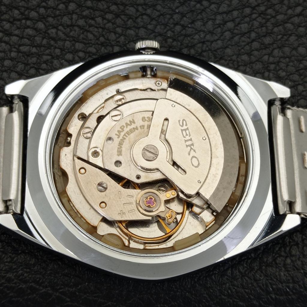 JAPAN VINTAGE REFURBISHED SEIKO 5 AUTOMATIC 6309A MENS WHITE WATCH a441325-5 Sk-a441325