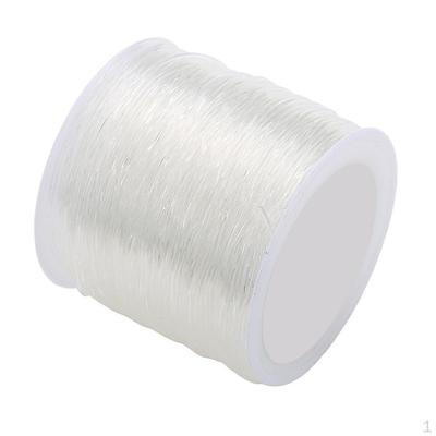 1,2 mm elastiskt armband strängsnöre genomskinlig stretchig beading tråd för smycken gör halsband