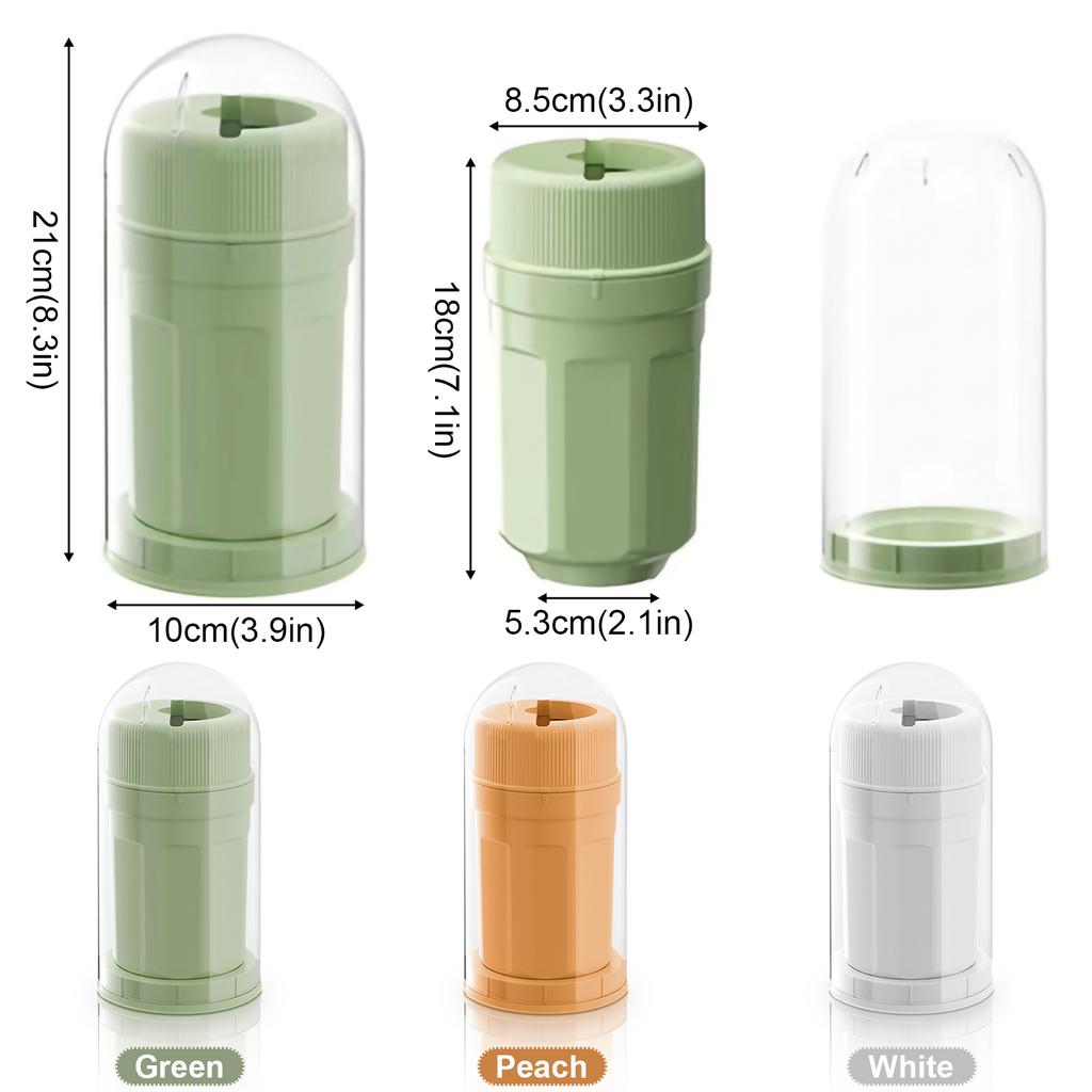 Skręcany pojemnik na kostki lodu z pokrywką Cylindryczny pojemnik do robienia kostek lodu do lodówki Silikonowe kostki Forma do lodów na patyku Tacka na kostki lodu Narzędzia Nowy