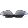 Pair Left & Right Carbon Fiber Side Rearview Mirror Cover Cap Compatible For Volvo C30 S60 S80 S40 V50 V70