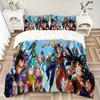 Dragon Ball Heroes Print 3Pcs Bedding Setduvet Cover With 2 Bedropillowcase Home Birthday Gift
