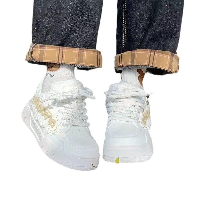 Autumn and winter shoes women's dopamine versatile little white shoes dopamine platform original casual board shoes