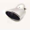 For Nissan Kicks 2017 2018      Car Body Cover Stainless Steel Muffler Pipe Outlet Dedicate Exhaust Tip Tail
