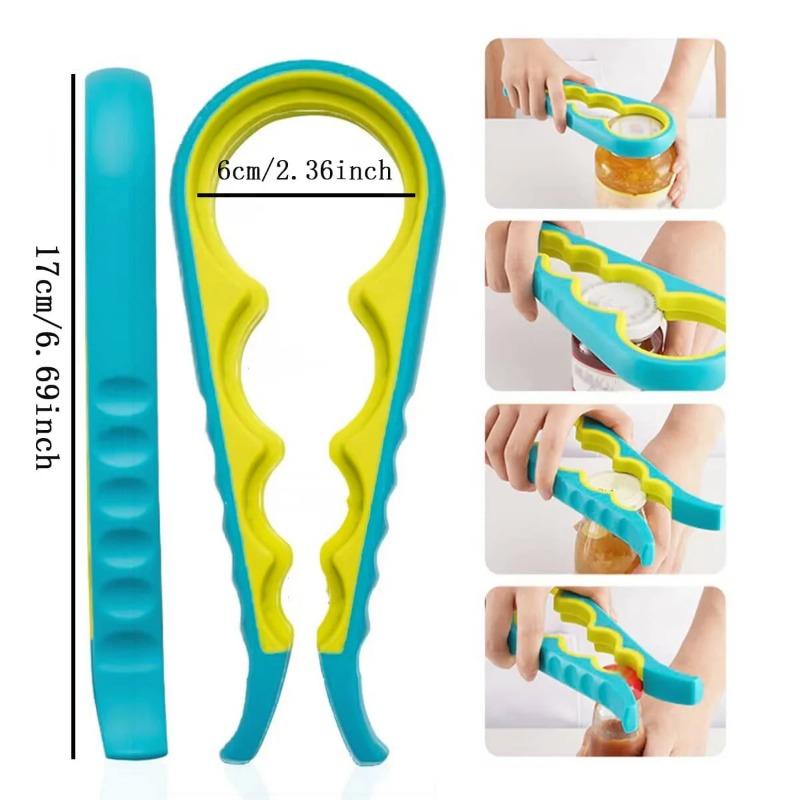 Jar Opener Easy Grip Bottle Opener Twist Off Lid Quick Opening Cooking