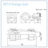 SP13 Waterproof Connector IP68 2/3/4/5/6/7/9 Pin Cable Connector Male/Female Plug Socket Nut/Flange/Docking Cable Wire Connector