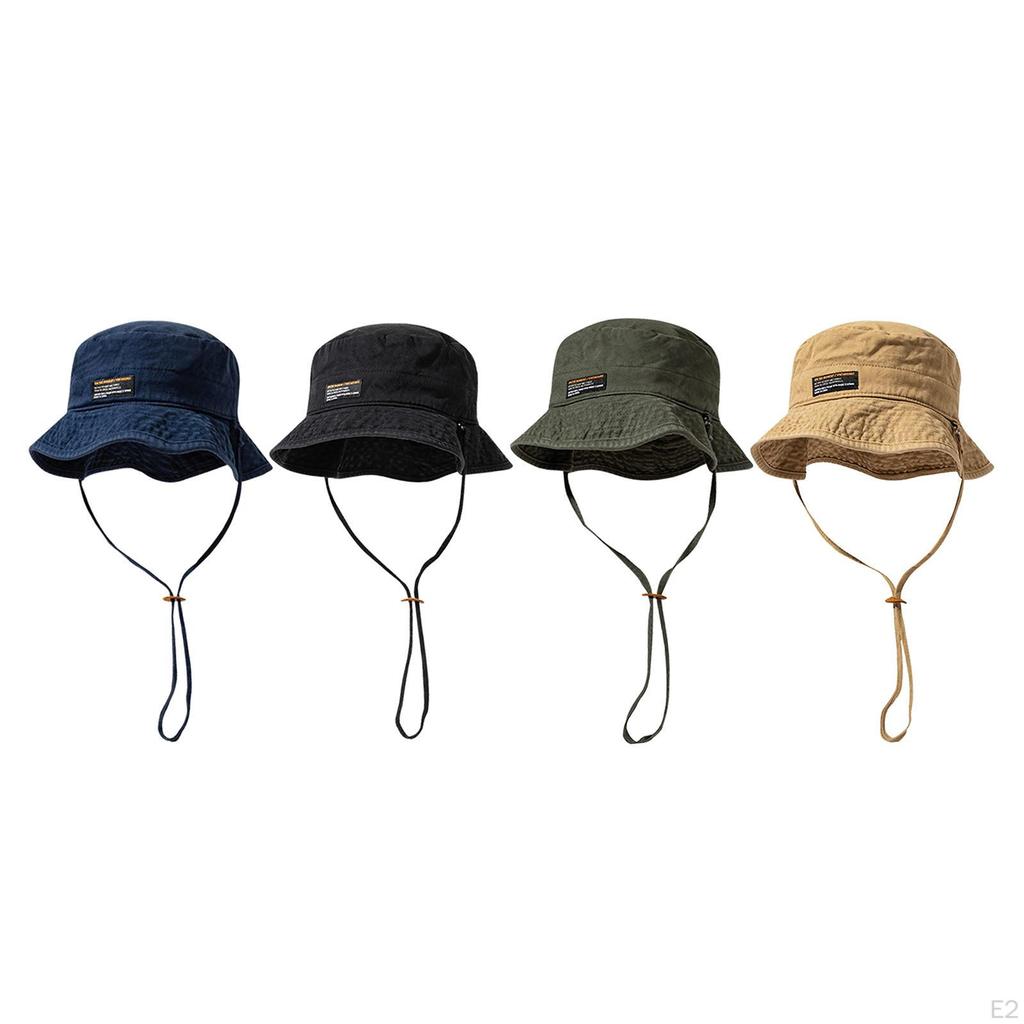 Casual Bucket Visor Sun Hat Fisherman Hats for Hiking Camping