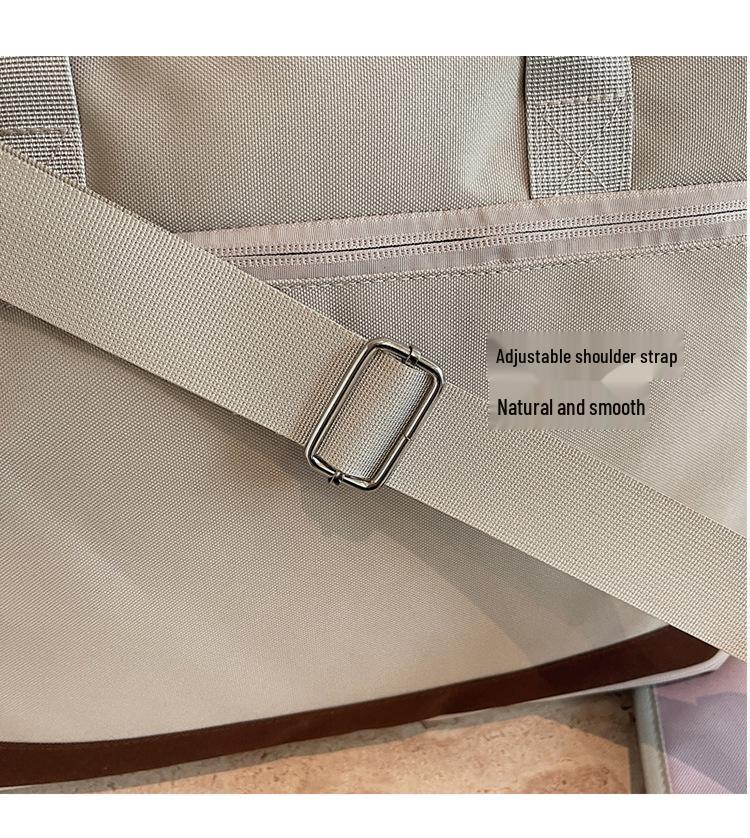 Large Capacity Casual Travel Bag: New Style Lightweight Handheld & Shoulder Luggage Storage for Couples