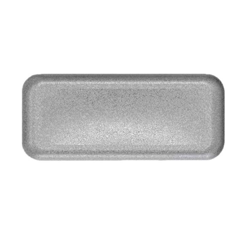 1Pcs Retro Stainless Steel Trays, Sushi Plates, Snack Plates, Pastry Plates, Oval Shallow Trays, Industrial-Style Tableware