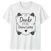 Danke Fr Deine Liebe Unisexs TShirt GerUnisex Love Gratitude Valentines Day Gift
