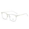 Pochromic Anti-blue Light Glasses Men Fashion Rectangle Semi Rimless Eyewear For Women Office Computer Goggle